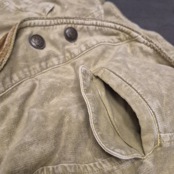 Aratta Silent Jouney Light Olive Green & Gold Jacket Blazer Boho Sz M - Picture 12 of 12